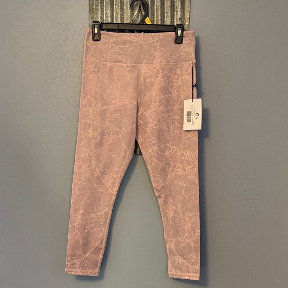 Pink digital granite Leggings